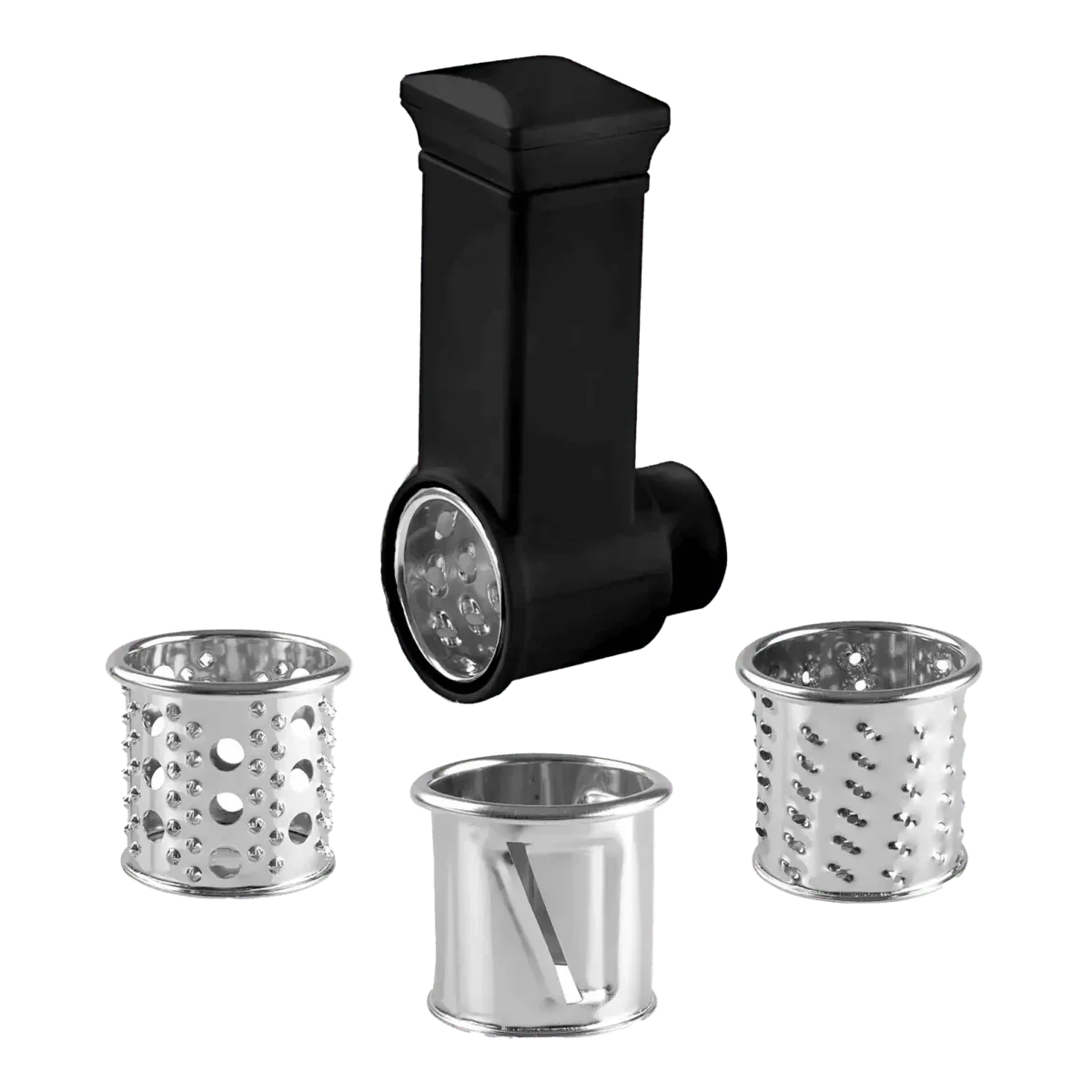 Grater & Grater - Set 3 - pieces - Attachment for food processor KF - 967 - Eratec - Germany GmbH