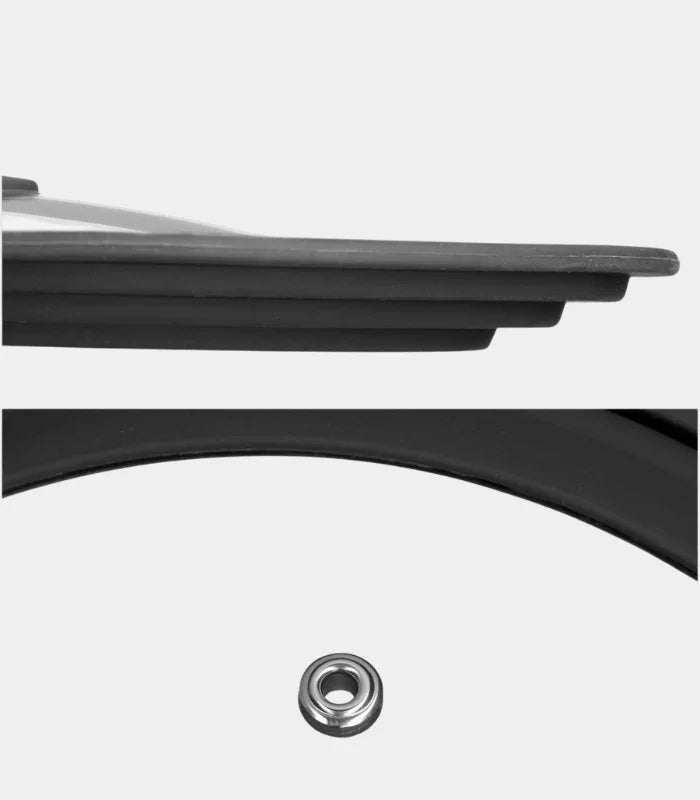 Universal lid glass Ø 28/30/32 cm - silicone rim, heat-resistant & with steam hole - Eratec - Germany GmbH