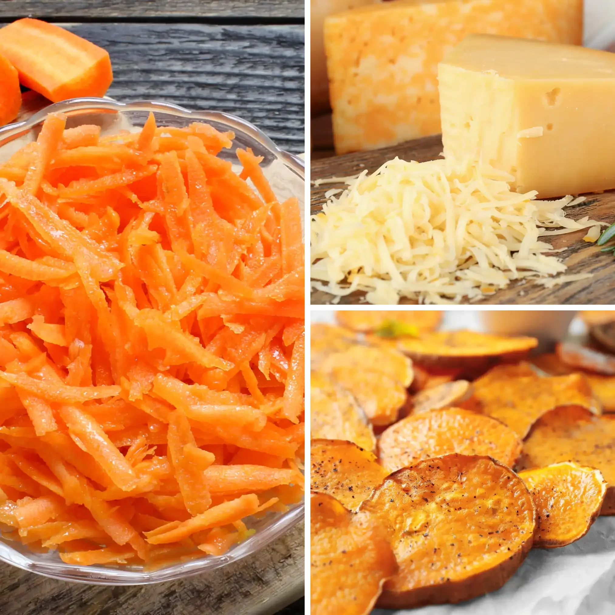 Grater & Grater - Set 3 - pieces - Attachment for food processor KF - 967 - Eratec - Germany GmbH