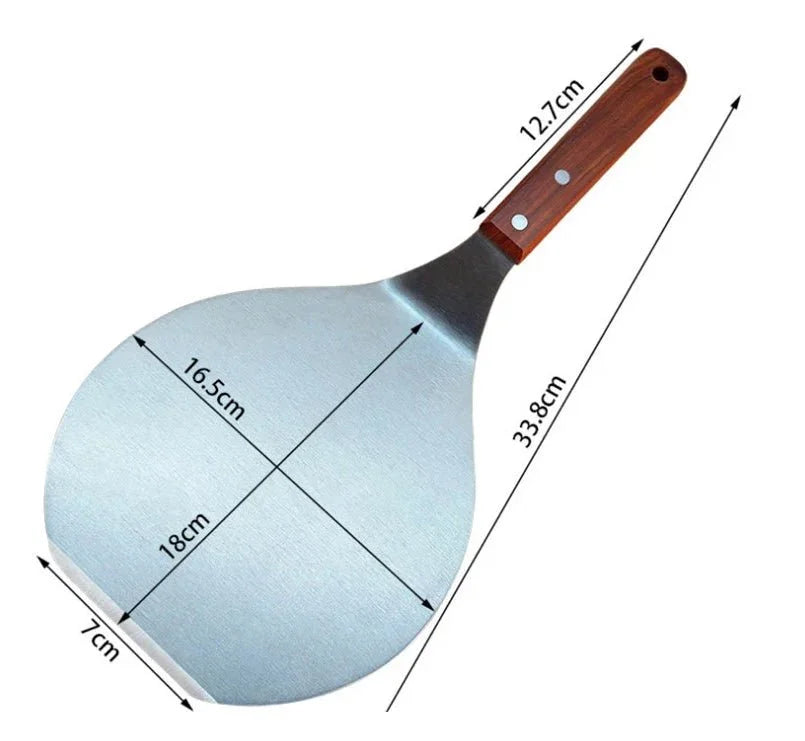 Stainless steel pizza peel - for pizza stone & oven - Eratec - Germany GmbH