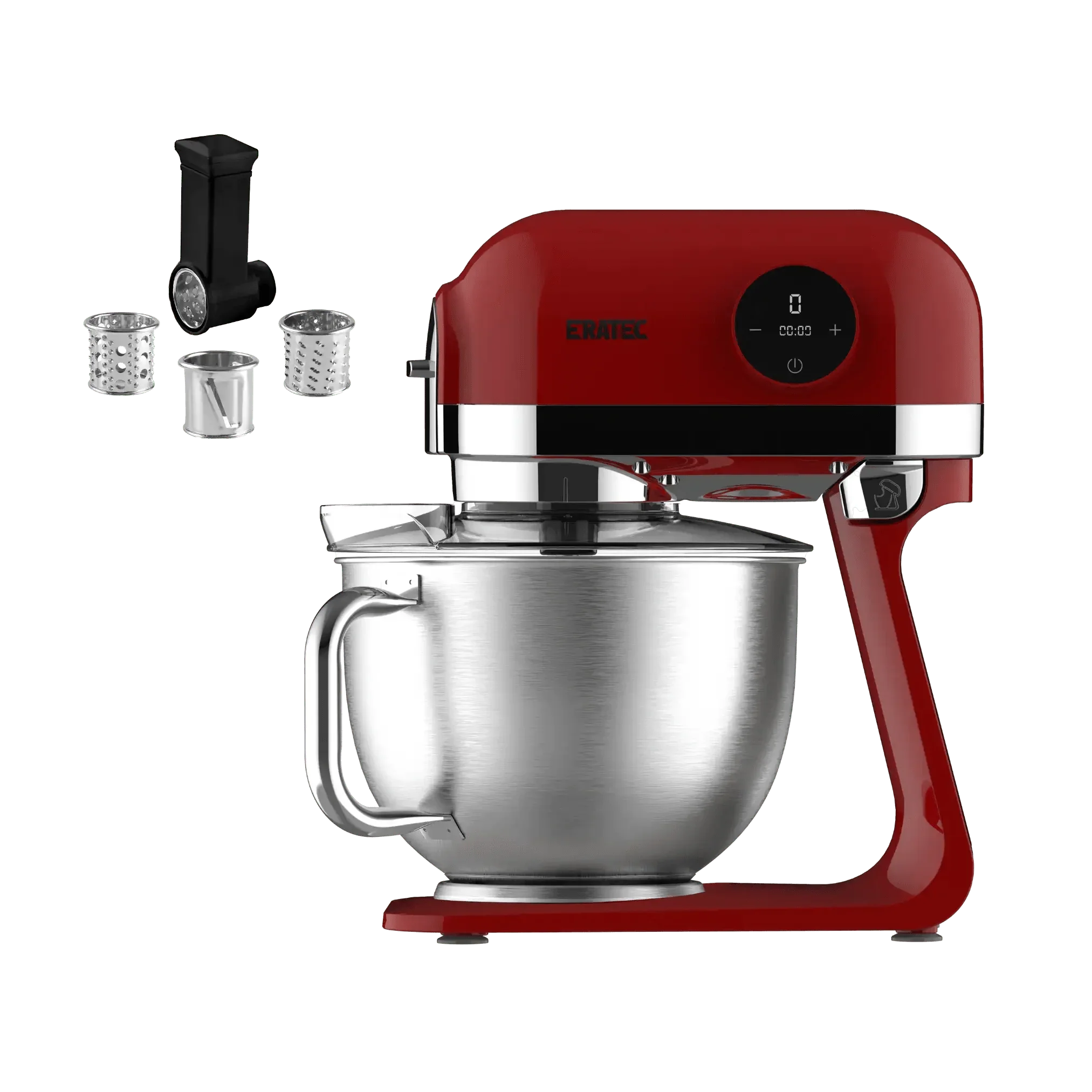 Grater & Grater - Set 3 - pieces - Attachment for food processor KF - 967 - Eratec - Germany GmbH