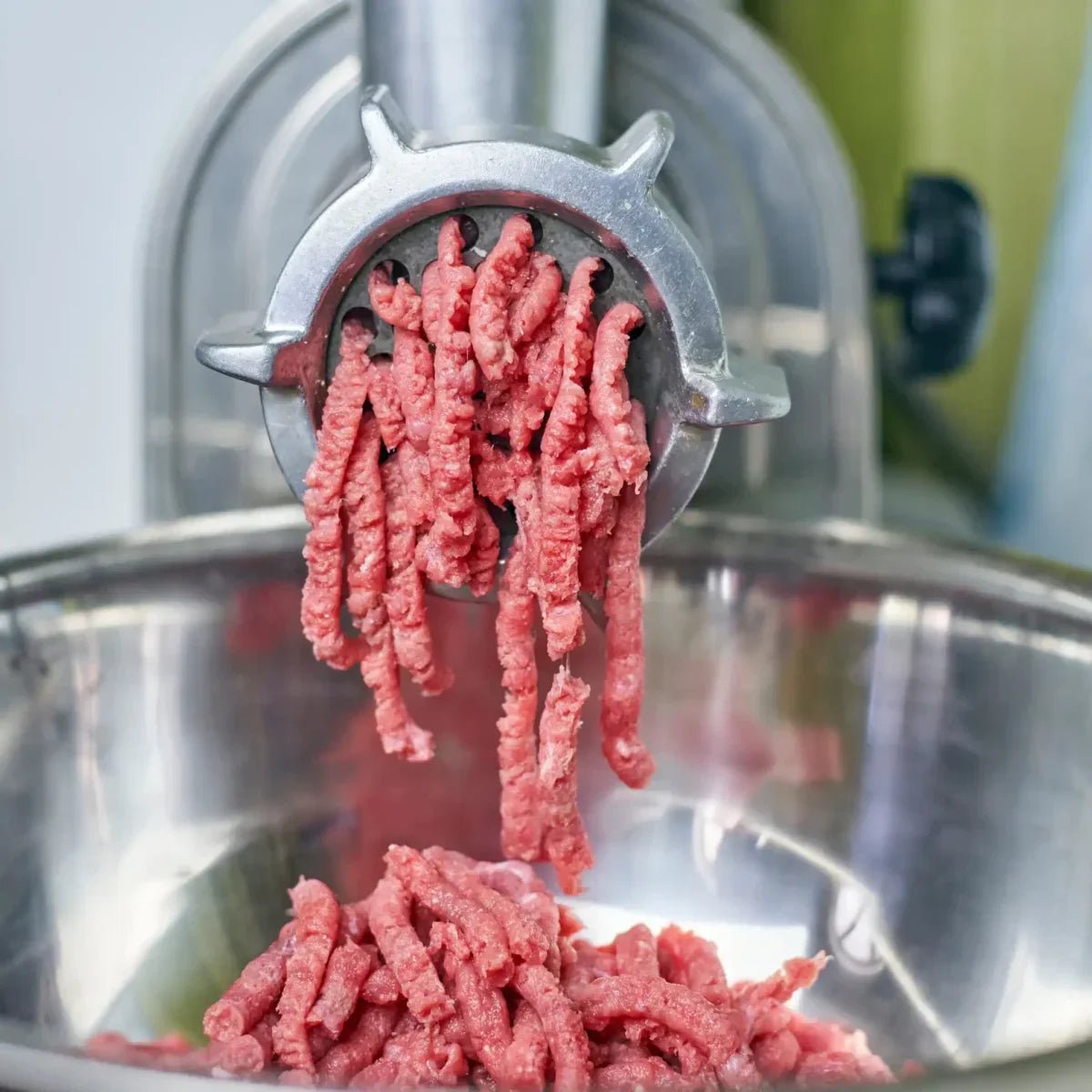 Meat mincer - attachment for food processor KF - 967 - fresh minced meat - Eratec - Germany GmbH