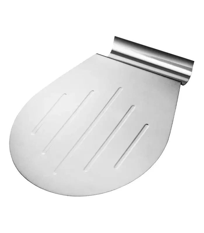 Edelstahl Pizzaschaufel mit Rillen, Küchenzubehör für Pizzaofen