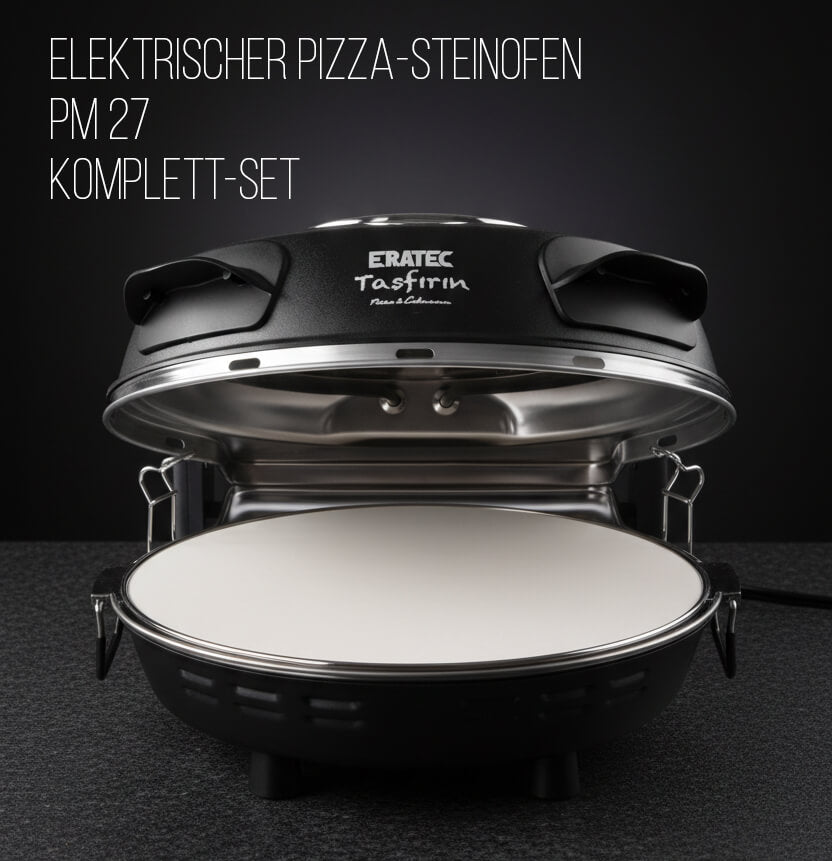 Pizza-Steinofen PM-27 Komplett-Set – elektrisch bis 400°C