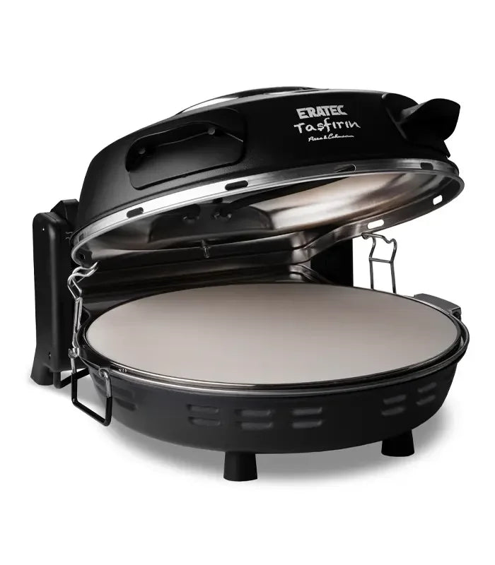 Pizza stone & bread baking stone Ø 32 cm - without chemicals, for crispy pizza - Eratec - Germany GmbH