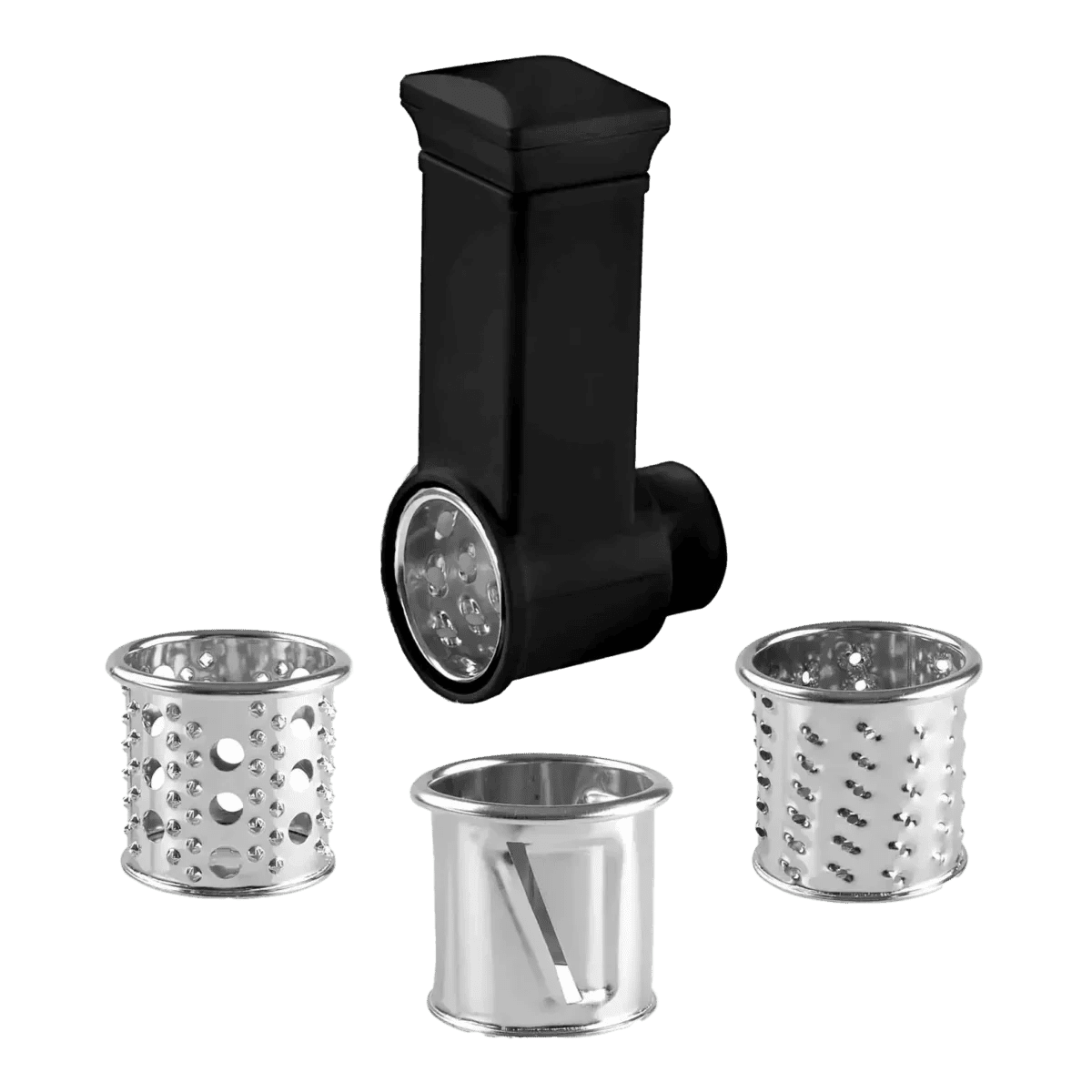 Grater & Grater - Set 3 - pieces - Attachment for food processor KF - 967 - Eratec - Germany GmbH