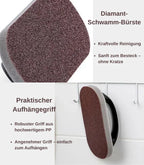 ERATEC Pizzastein-Reinigungsbürste – Schwammbürste ohne Chemie