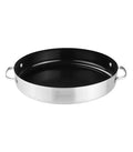 ERATEC XXL-Edelstahlpfanne Ø 32 cm – Keramik-Antihaftbeschichtung für alle Herdarten