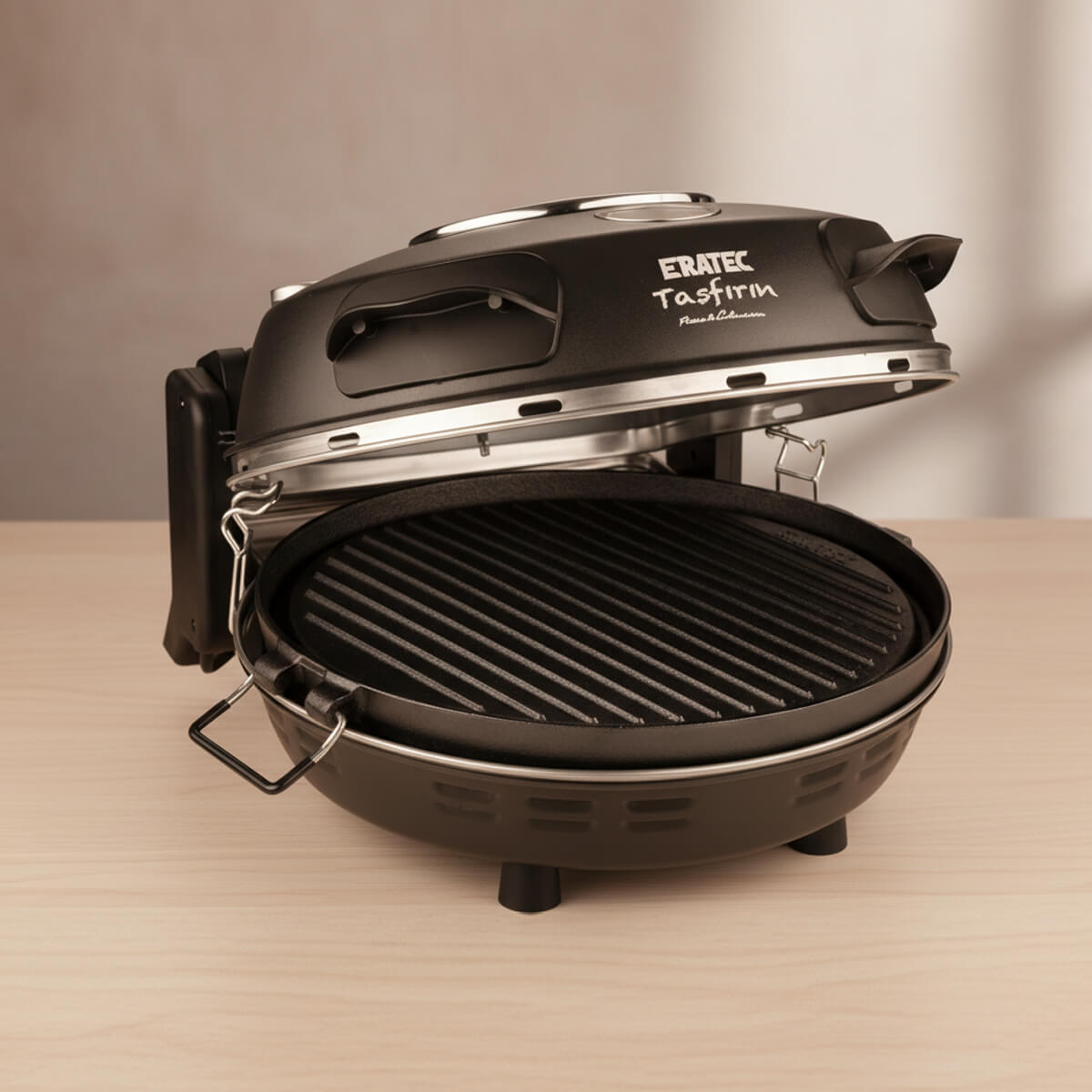 ERATEC Taş Fırınlı Pizza Ocağı PM-27 Komple Set – 400°C'ye Kadar Elektrikli Pizza Fırını