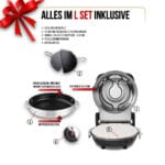 Elektrischer Pizza-Steinofen SET PM-27 – L Komplett-Set