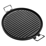 Original ERATEC Gusseisen-Grillplatte – mit 2 Griffen, Ø 32 cm