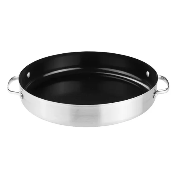 Original XXL Stainless Steel Pan – Ø 32 cm, with Next-Generation Non-Stick Ceramic Coating