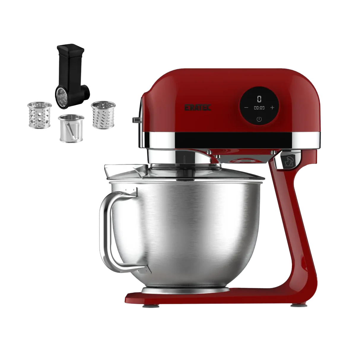 Präzisions-Raspel- und Reibe-Set, 3-teilig für Küchenmaschine KF-967 – Bild 2