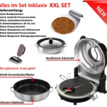Elektrischer Pizza-Steinofen SET PM-27 – XXL Komplett-Set